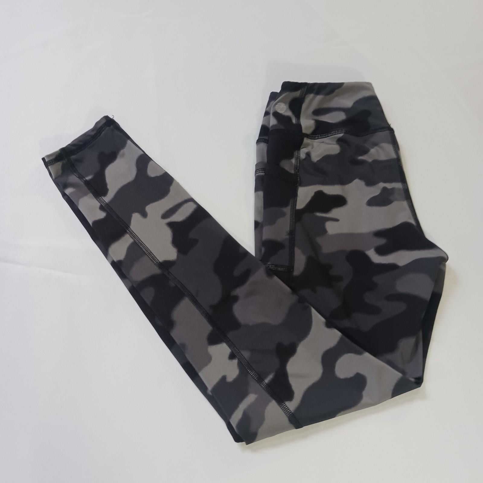 Canterbury of New Zealand Z By Zella RN#58665 Womens L(10-12) Gray/Brown Camo Leggings Size 36" / US 14 / IT 50 - 1 Thumbnail