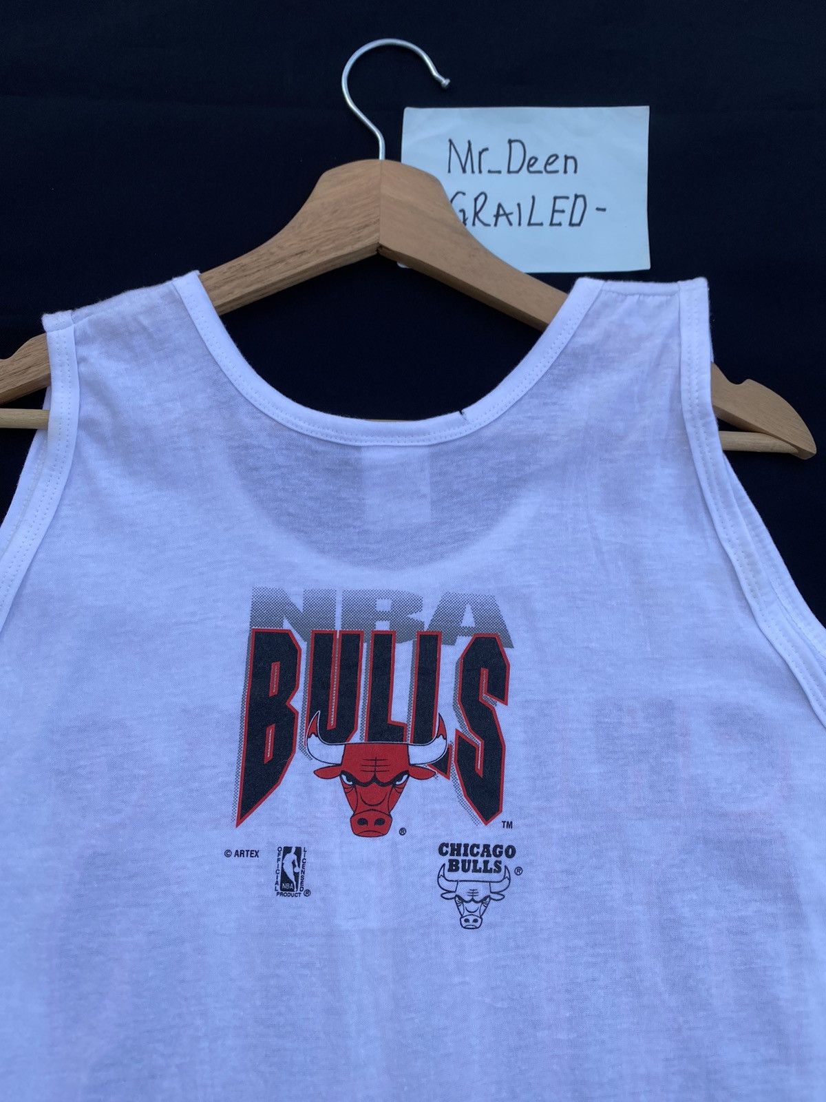 NBA Rare Vintage Chicago Bulls NBA Sleeveless Tee/Singlet Size US M / EU 48-50 / 2 - 15 Thumbnail
