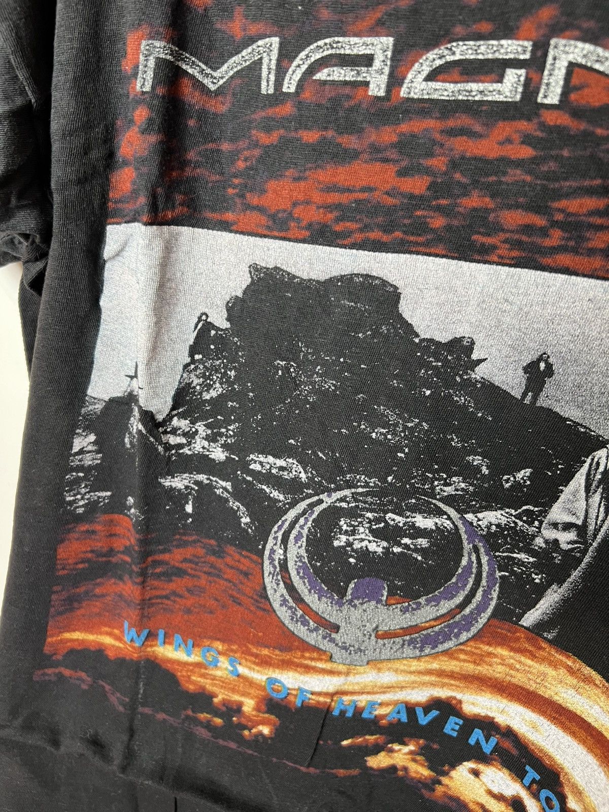 Band Tees vintage Magnum wings of heaven shirt 80s tour rare Size US L / EU 52-54 / 3 - 3 Thumbnail