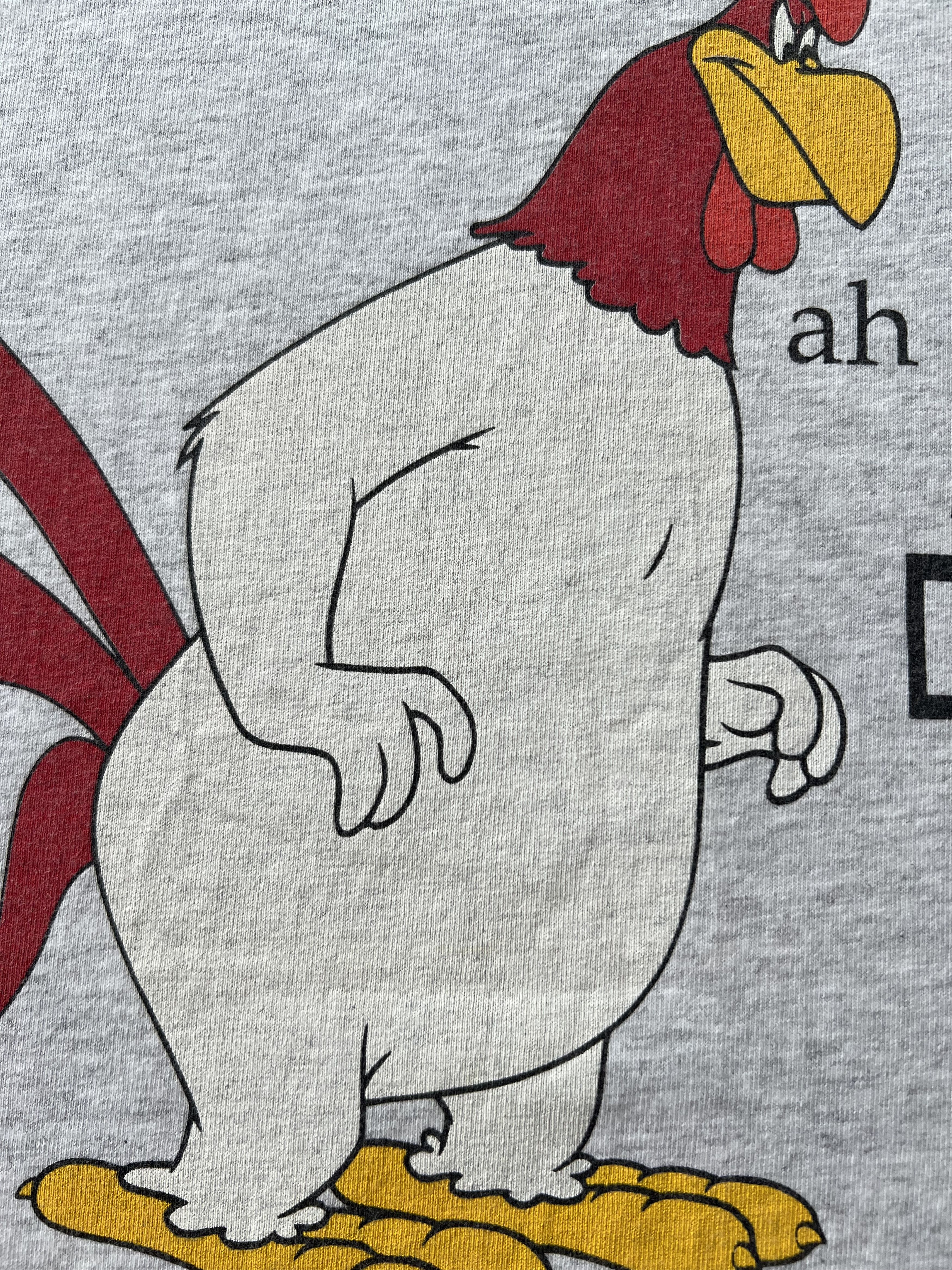 Warner Bros Vintage 1995 Foghorn Leghorn Looney Tunes Cartoon T-shirt Size US M / EU 48-50 / 2 - 5 Thumbnail
