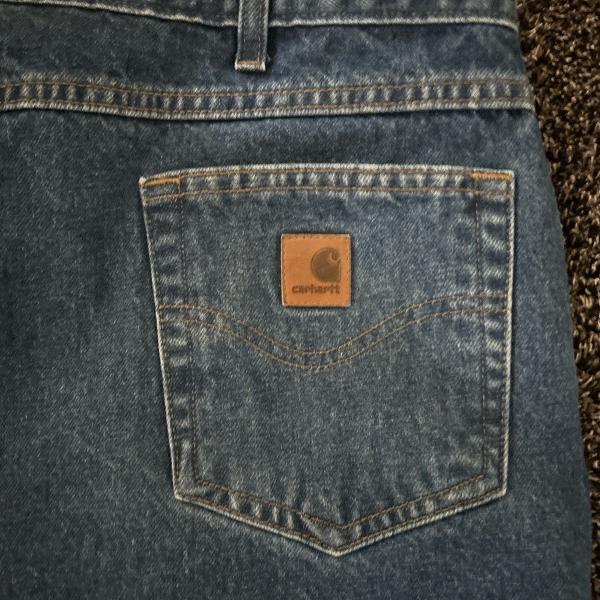 Carhartt Carhart blue jeans leather patch Size US 40 / EU 56 - 4 Thumbnail