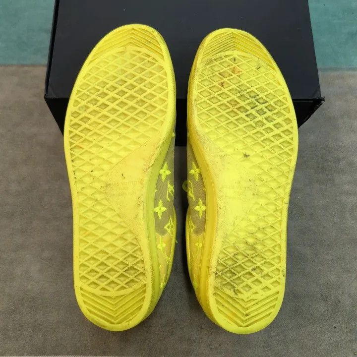 Other Louis Vuitton Yellow Tattoo Low-Top Sneakers -2508 Size US 10.5 / EU 43-44 - 2 Thumbnail
