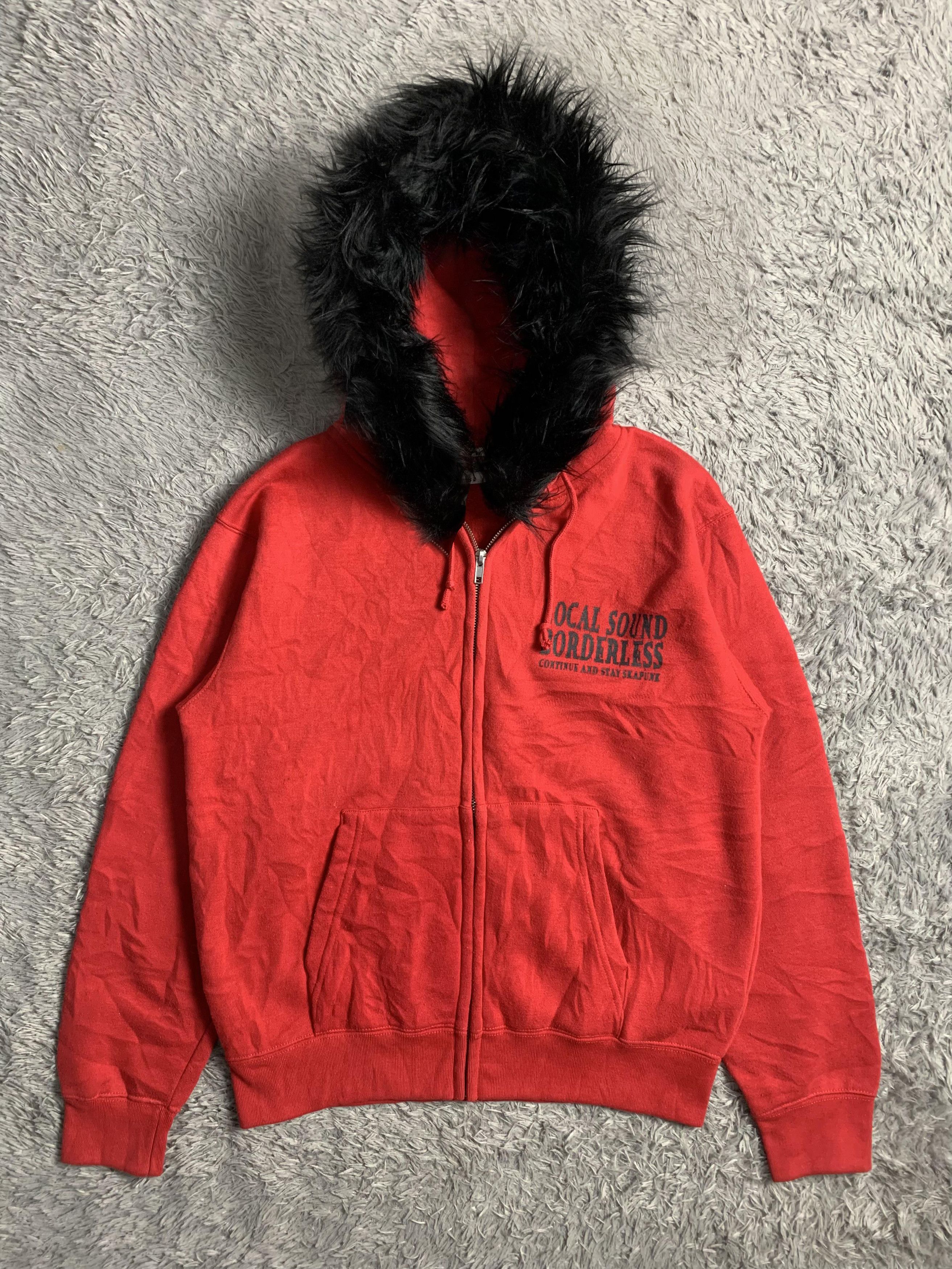 Vintage Vintage Fur Hoodie Skull Bones Y2K Grunge Emo Harajuku Size US S / EU 44-46 / 1 - 1 Thumbnail