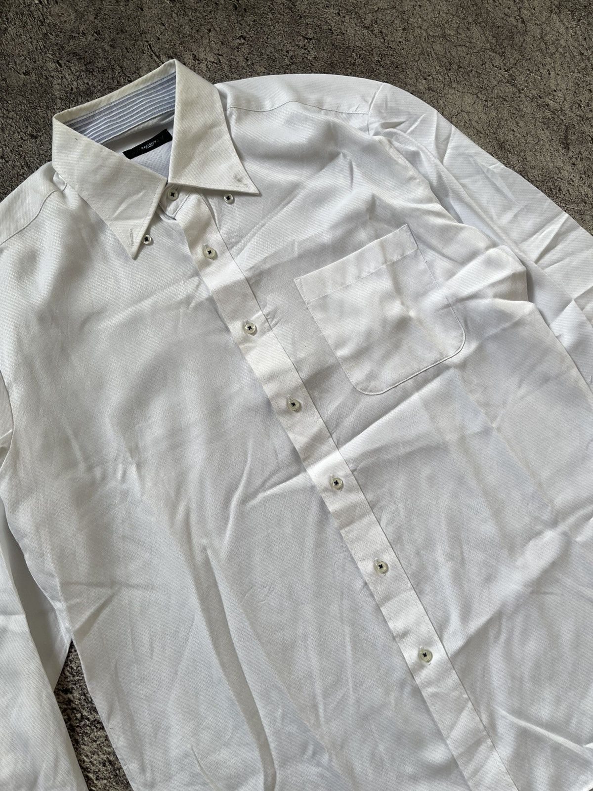 Japanese Brand Y’SACSNY WHITE BASIC SHIRT Size US L / EU 52-54 / 3 - 2 Thumbnail