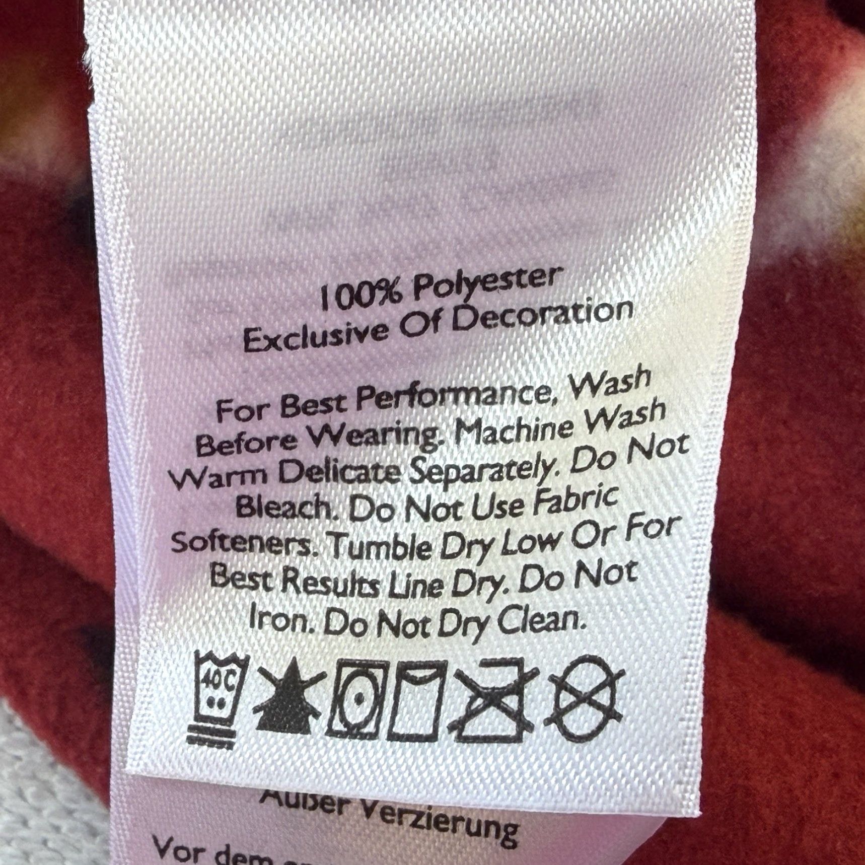 Eddie Bauer Eddie Bauer 1/4 Zip Fleece Jacket Womens L Red Aztec Mid-Length Long Sleeve Lightweight Casual Size L / US 10 / IT 46 - 7 Thumbnail