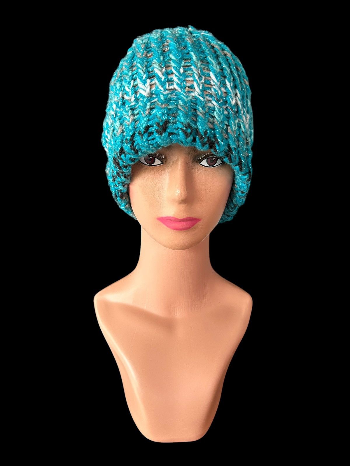 Kapital Crochet Knitted Handmade Beanie Hats Size ONE SIZE - 3 Thumbnail