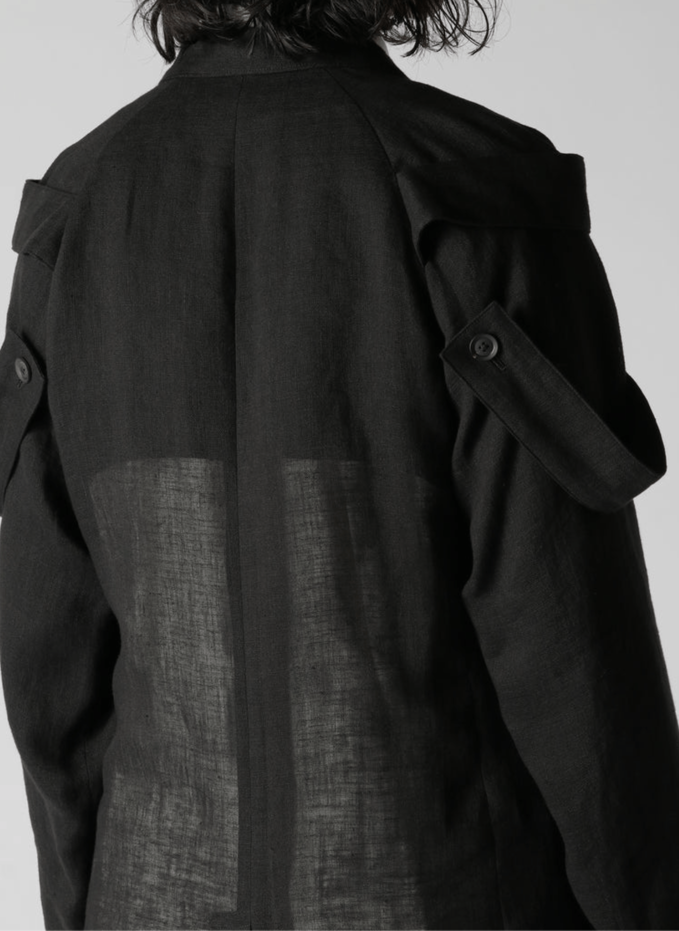 Yohji Yamamoto Yohji Yamamoto Homme Single Button Shoulder Epaulet Jacket Size US M / EU 48-50 / 2 - 16 Thumbnail