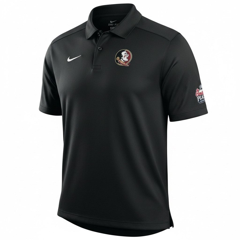 Nike Nike Dri-Fit Florida State Seminoles Polo Shirt Peach Bowl Size US XL / EU 56 / 4 - 2 Thumbnail