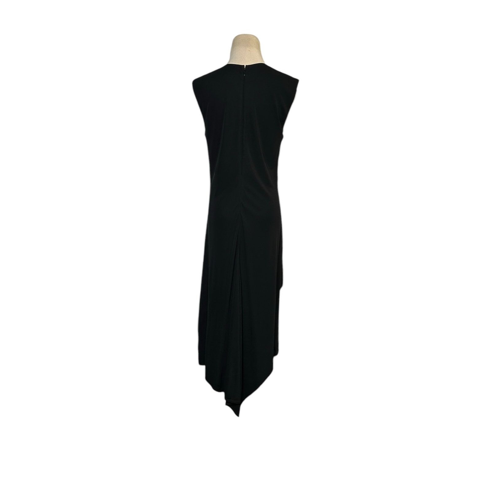 DKNY DKNY black overlay asymmetrical midi dress size Medium Size M / US 6-8 / IT 42-44 - 2 Thumbnail
