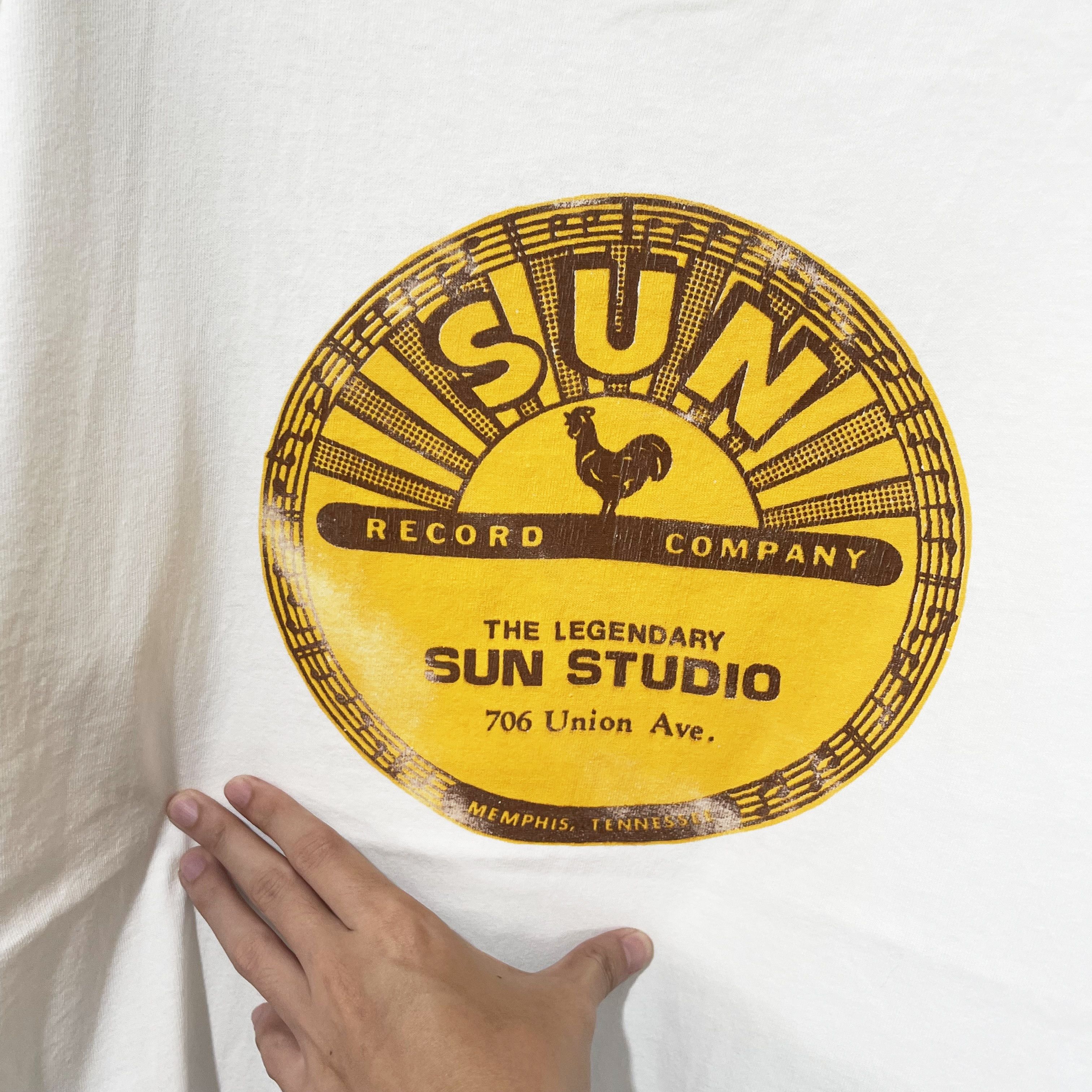 Vintage Vintage 90s Sun Studio T-Shirt Size US XL / EU 56 / 4 - 2 Thumbnail