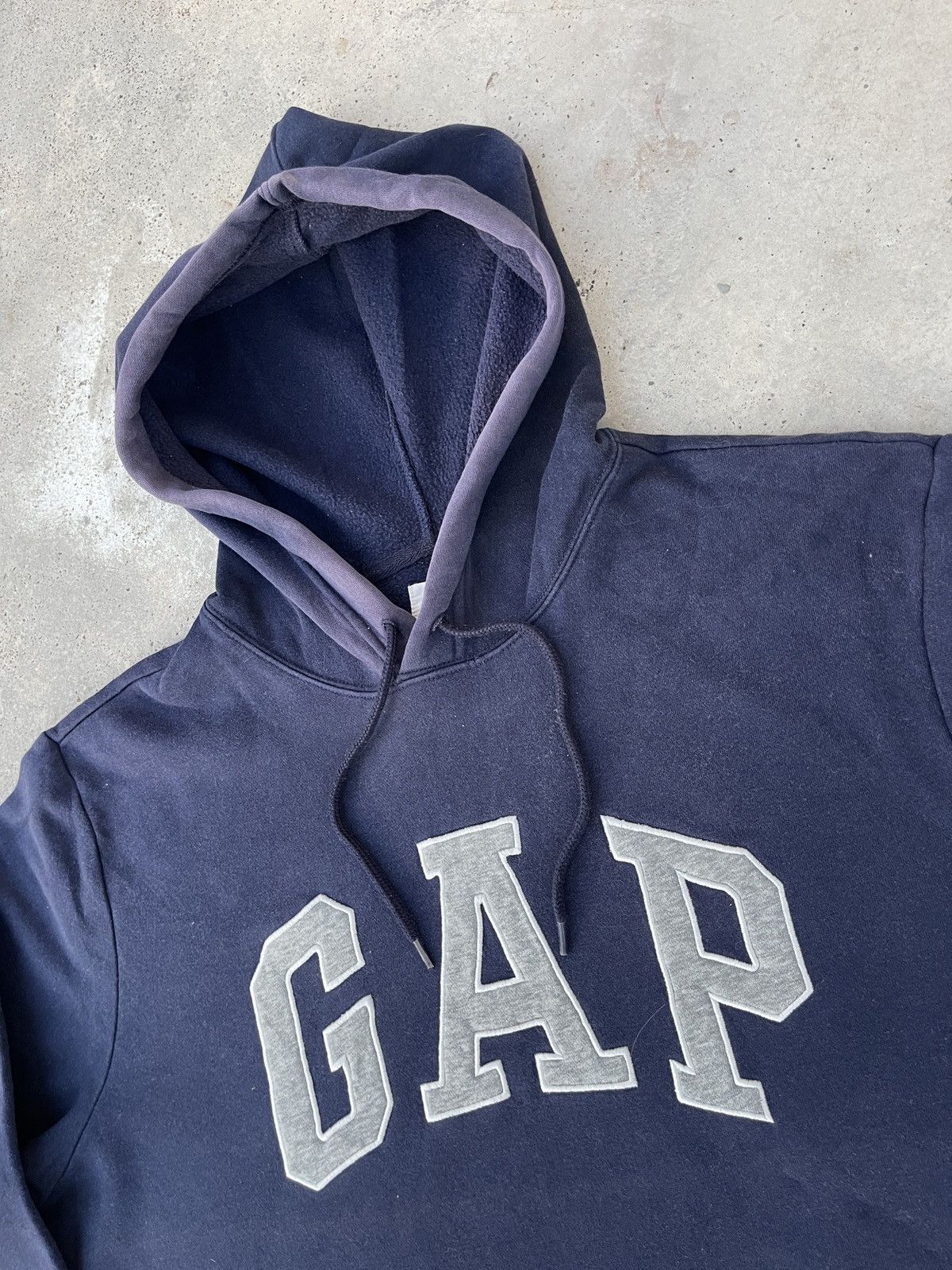 Gap × Vintage Vintage Faded Gap Pull Over Hoodie Size US XL / EU 56 / 4 - 4 Thumbnail