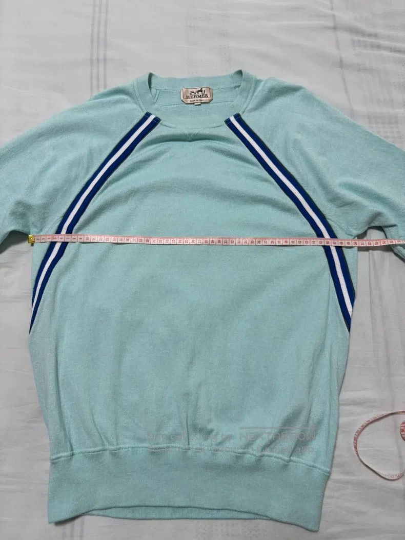 Hermes Hermes Cashmere knitted short-sleeve 10% Cashmere+90% Cott Size US M / EU 48-50 / 2 - 3 Thumbnail