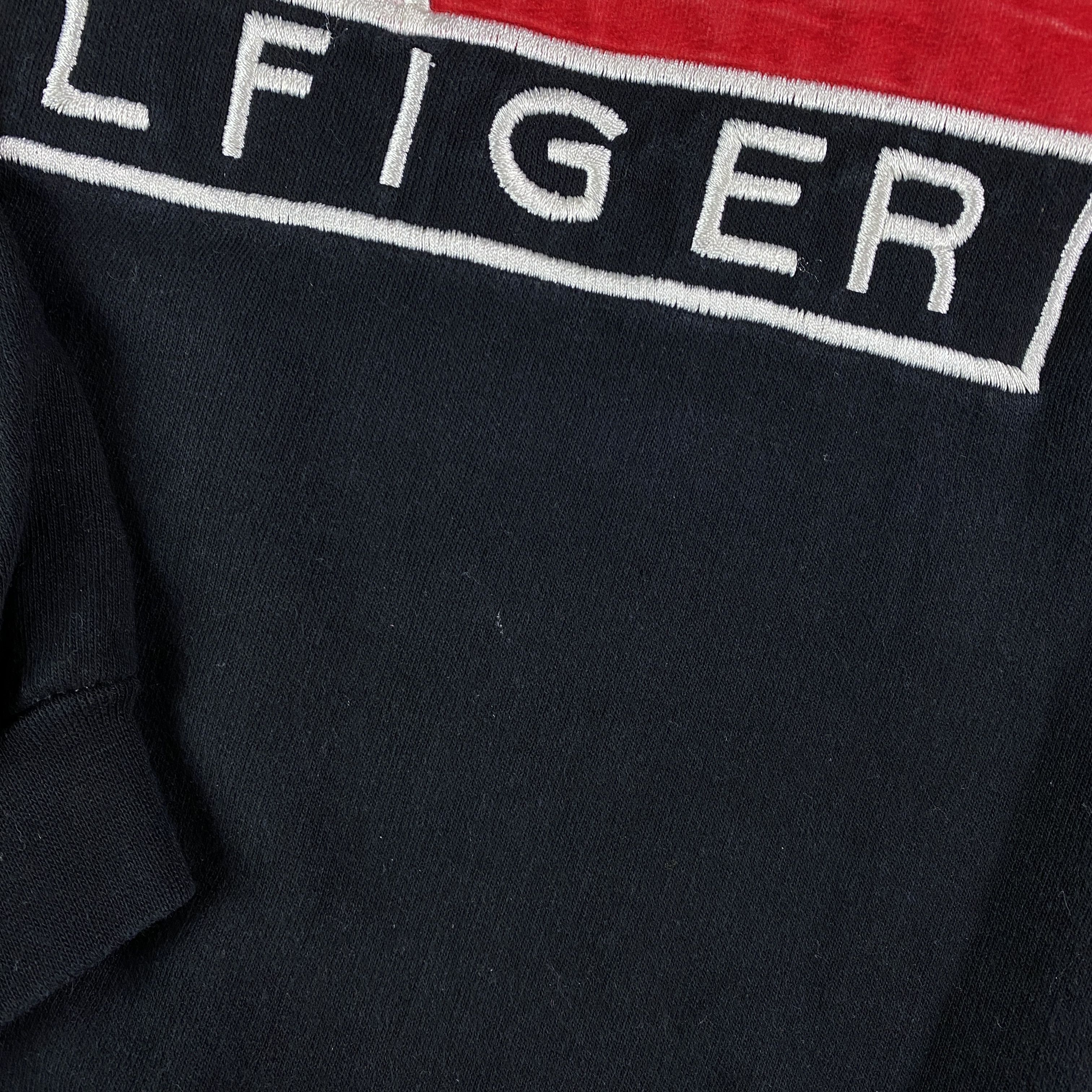 Tommy Hilfiger × Vintage Mens Sweatshirt Tommy Hilfiger Vintage Big Print Size XL Size US XL / EU 56 / 4 - 4 Thumbnail