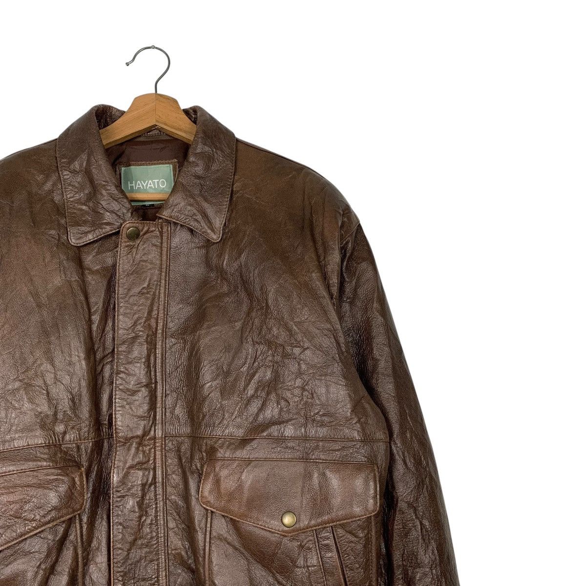 Japanese Brand Japanese Brand Hayato Flight Leather Jacket Size US M / EU 48-50 / 2 - 5 Thumbnail