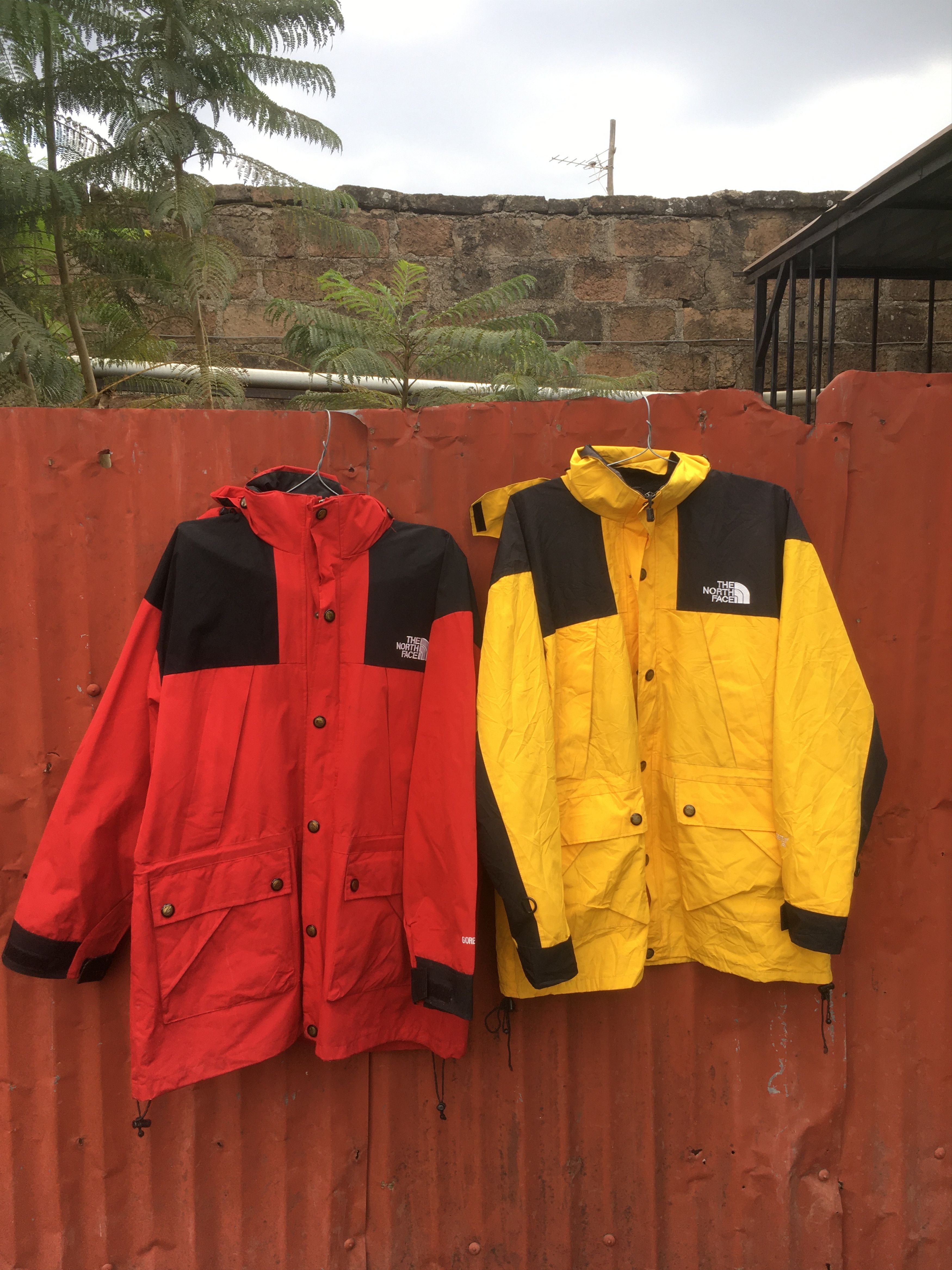 The North Face 🔥🔥2 Northface X Gore-Tex Red / Black yellow Jackets Size US XL / EU 56 / 4 - 1 Thumbnail