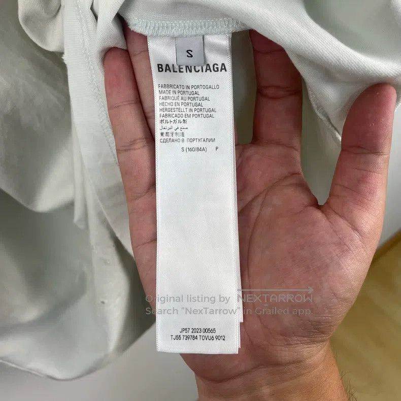 Balenciaga Balenciaga Bitcoin Aged Destroyed Short Sleeve Size US S / EU 44-46 / 1 - 4 Thumbnail