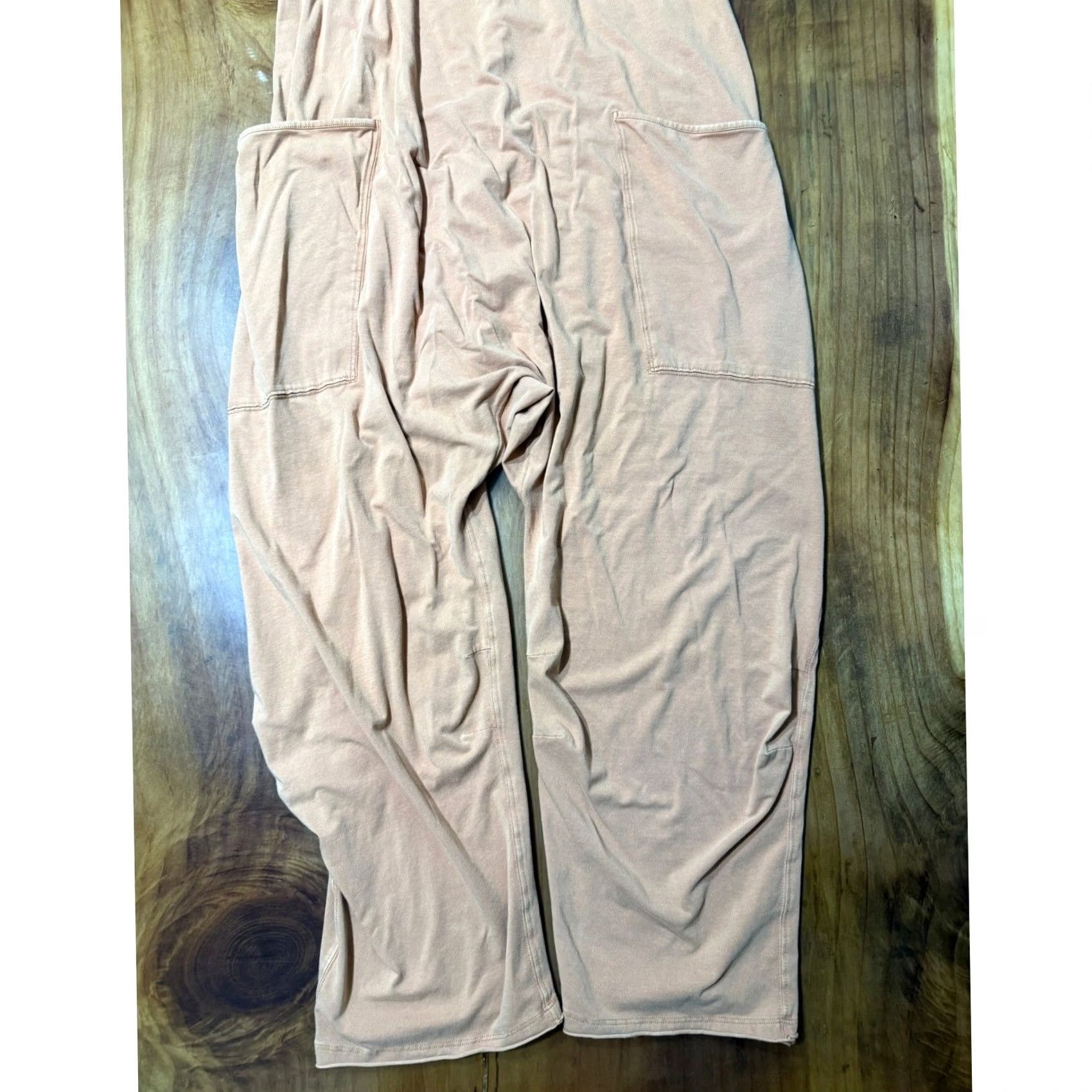 Free People Free People Movement Hot Shot Jumpsuit Cotton Pockets Stretch Orange Small L13 Size 28" / US 6 / IT 42 - 4 Thumbnail