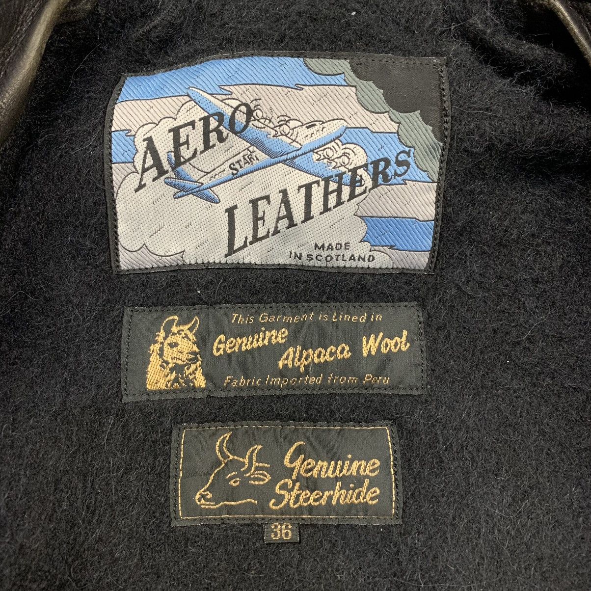 Aero Leathers Aero leather steerhide barnstormer leather motorcycle jacket Size US S / EU 44-46 / 1 - 8 Thumbnail