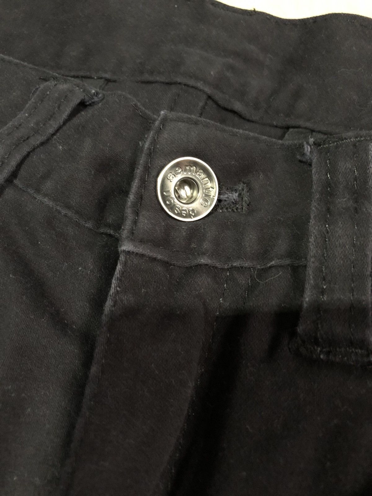 semanticdesign Semanticdesign Strapped Cargo Flare Pants Size US 29 - 5 Thumbnail