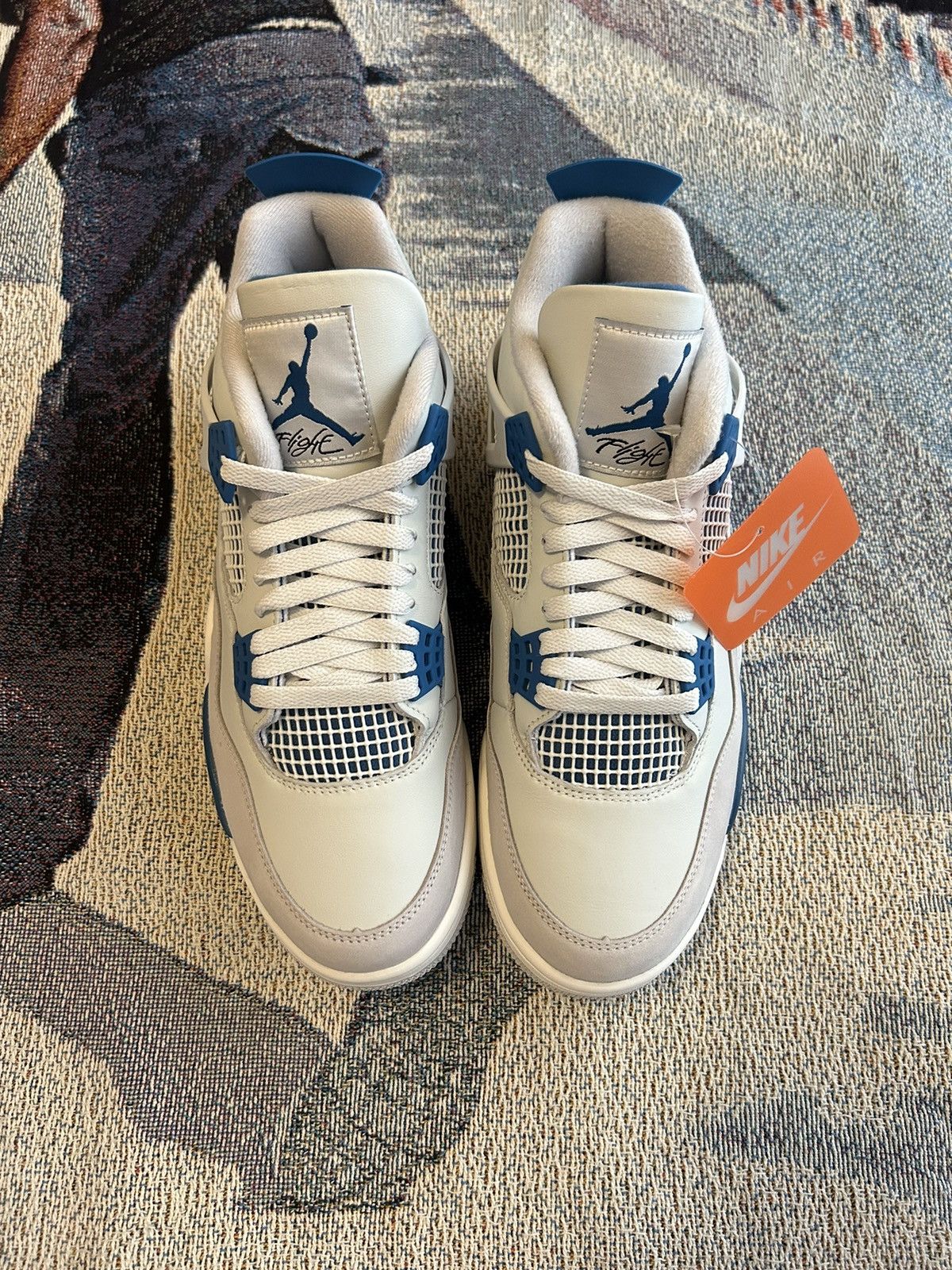 Nike Jordan 4 Military Blue Size US 8.5 / EU 41-42 - 2 Thumbnail