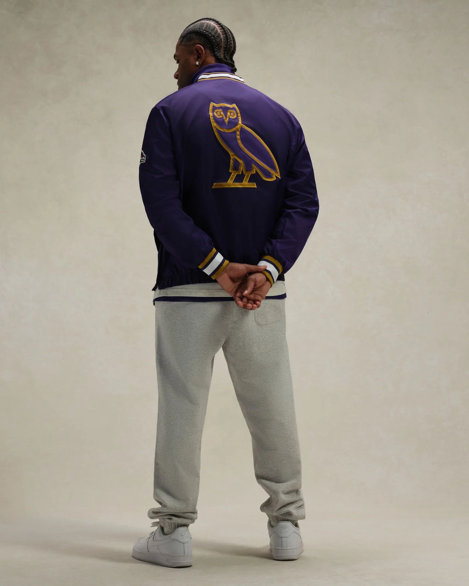 Drake OVO x NFL BALTIMORE RAVENS STARTER TRAINER PULLOVER JACKET Size US M / EU 48-50 / 2 - 10 Thumbnail