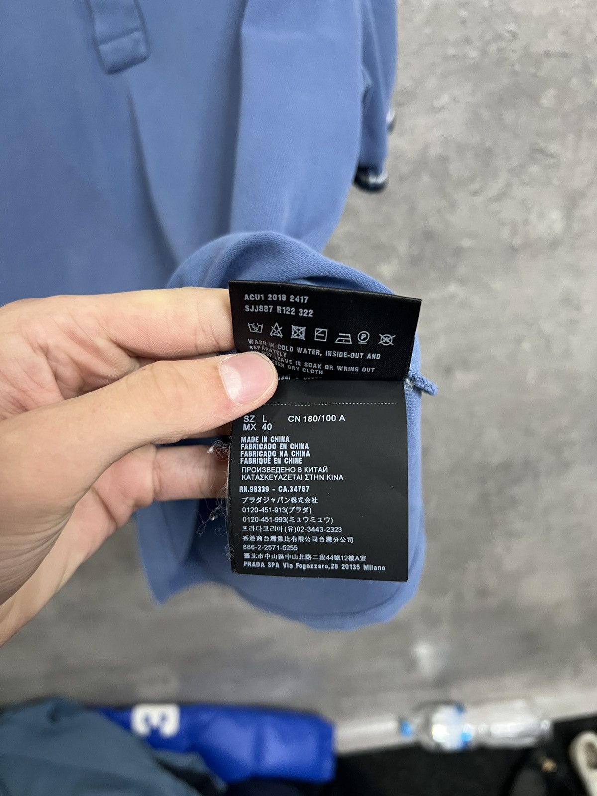 Prada Prada Polo Shirt Size US L / EU 52-54 / 3 - 7 Thumbnail
