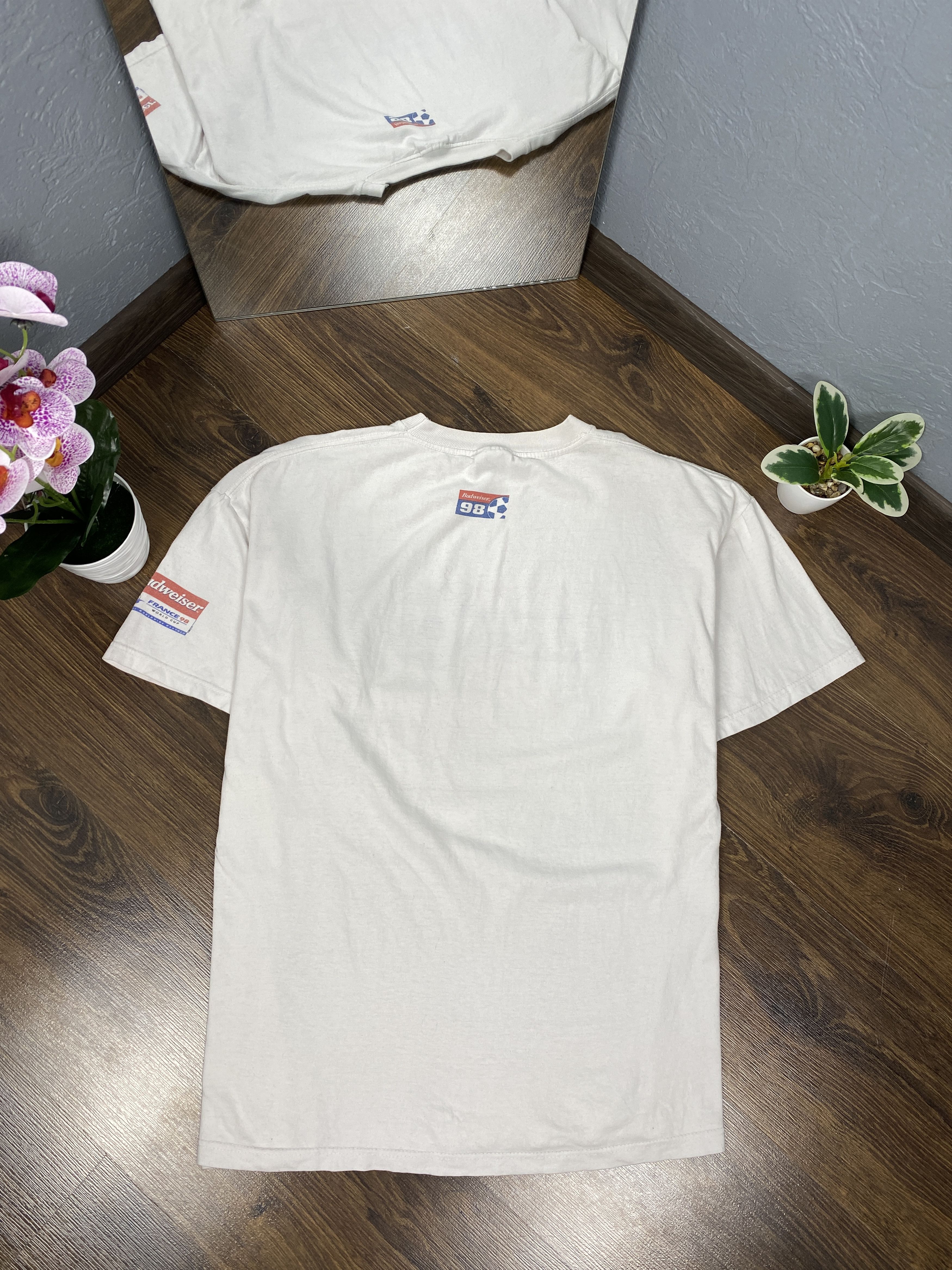 Budweiser Budweiser 1998 vintage France world cup t-shirt Size US XL / EU 56 / 4 - 7 Thumbnail