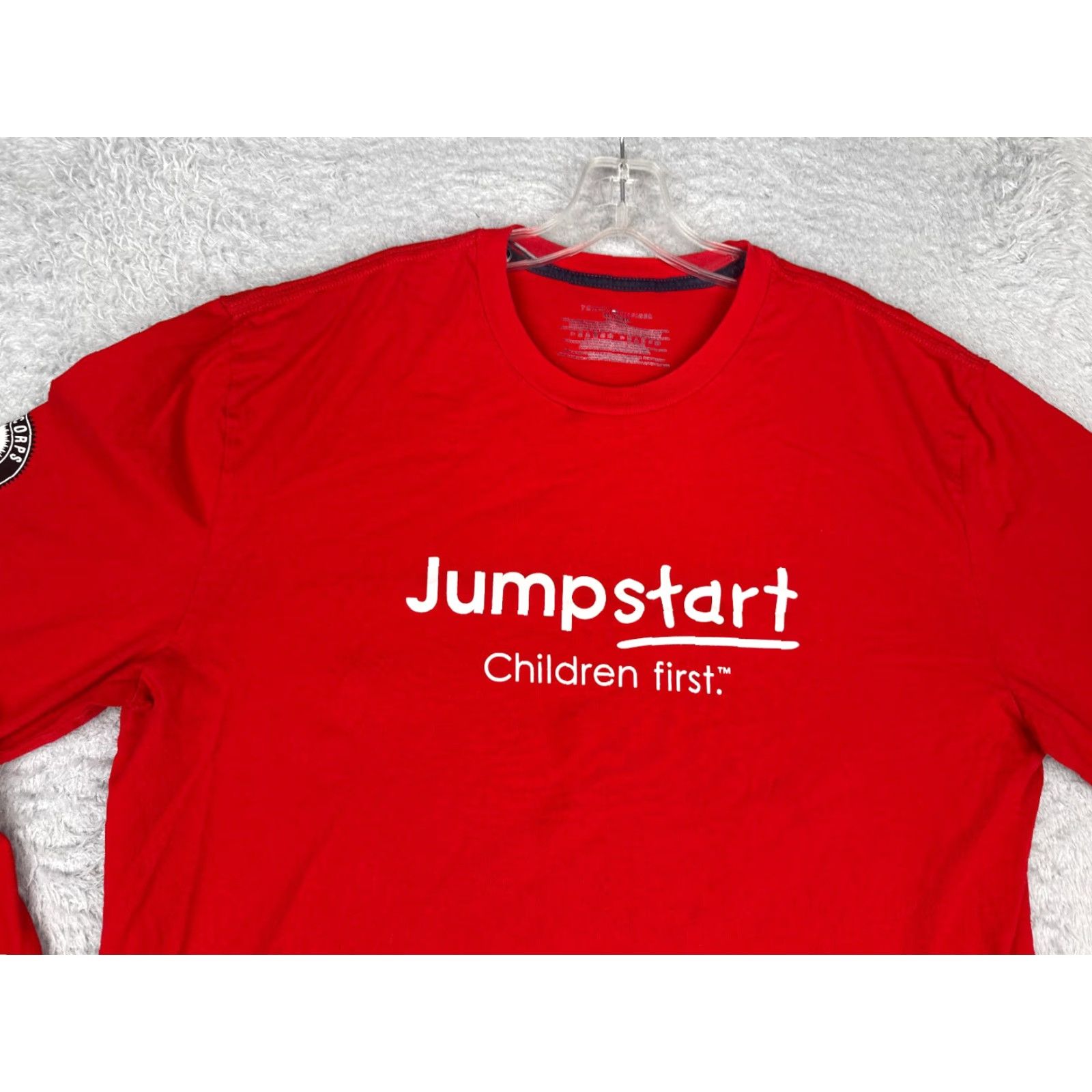 Tommy Hilfiger Tommy Hilfiger Shirt Adult XL Red Long Sleeve Cotton Jersey Logo Size US XL / EU 56 / 4 - 4 Thumbnail