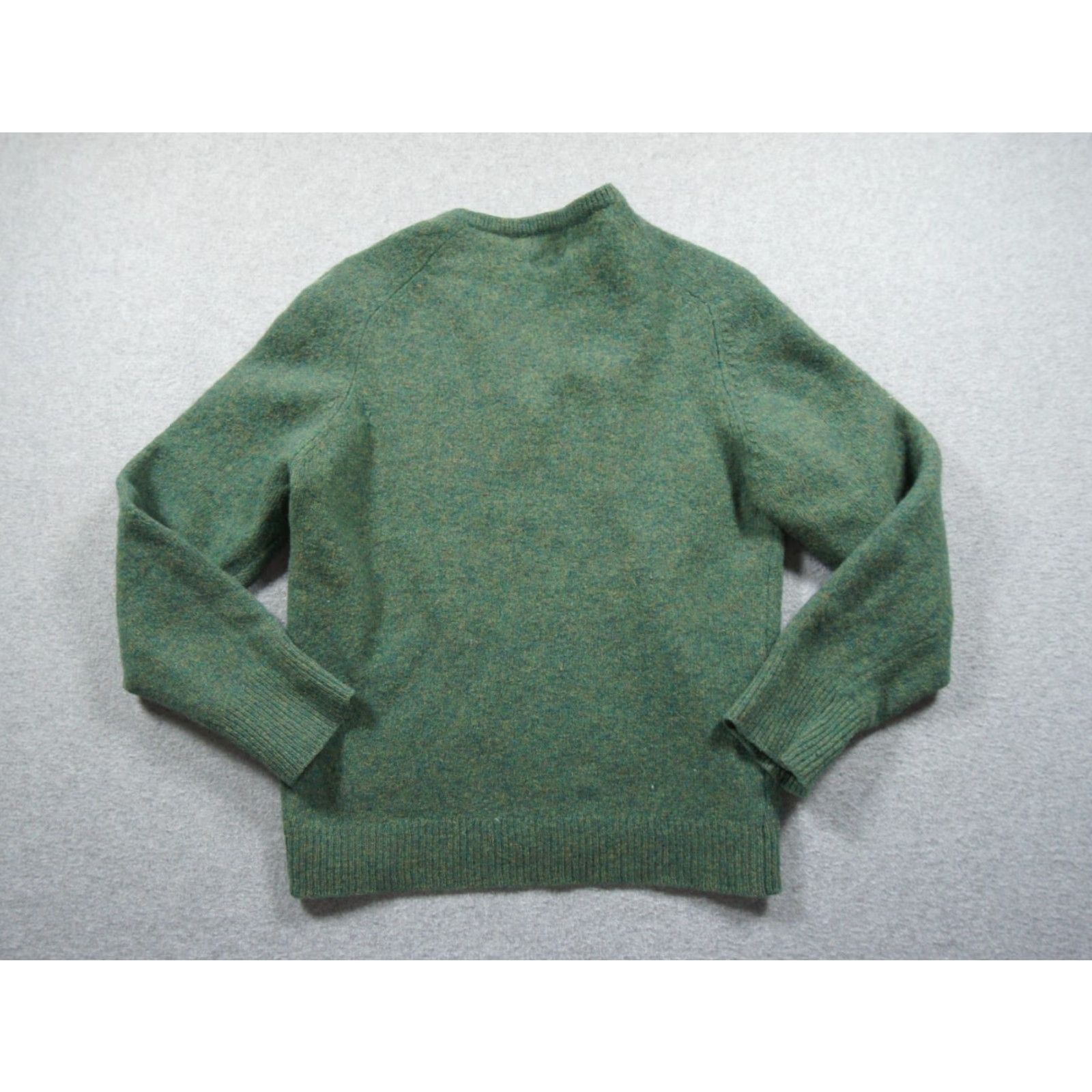 Vintage VINTAGE Brent Sweater Womens Medium Green Vneck Knit Wool Montgomery FLAWS Size M / US 6-8 / IT 42-44 - 7 Thumbnail