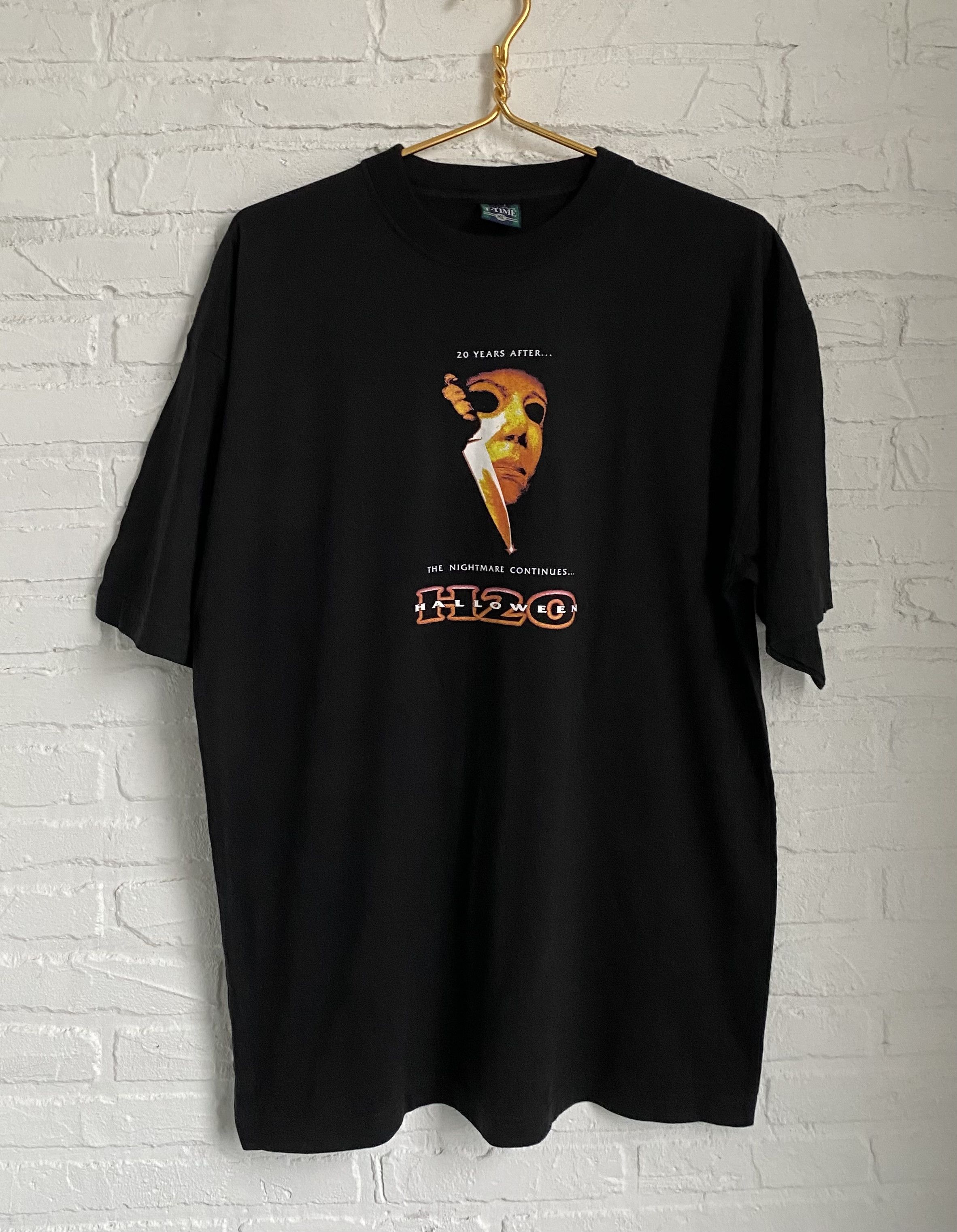 Vintage Vintage 1998 Halloween h20 Horror t-shirt Size US XL / EU 56 / 4 - 1 Thumbnail