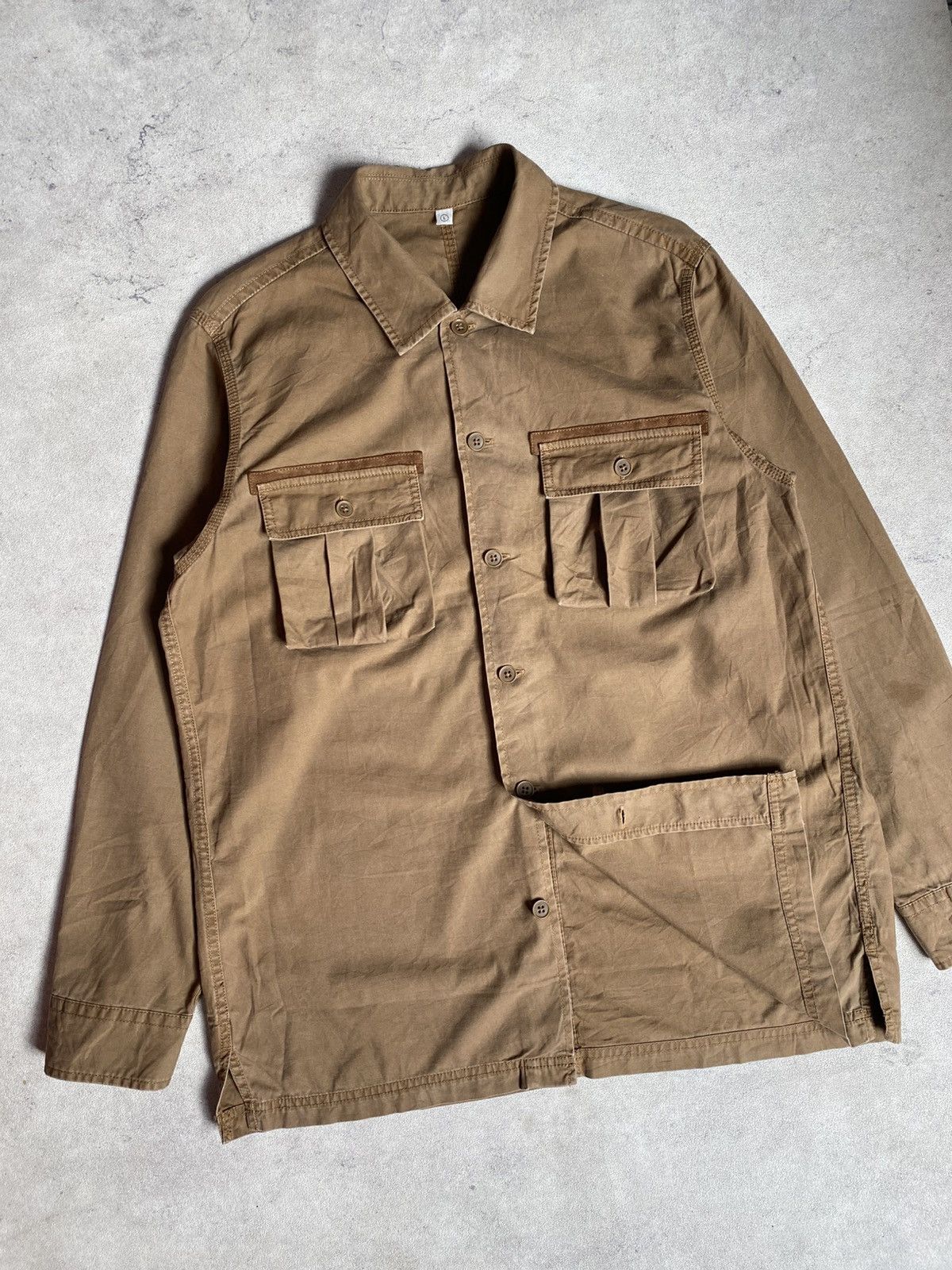 Uniqlo Vintage Uniqlo Outershirt Military Style Size US L / EU 52-54 / 3 - 3 Thumbnail