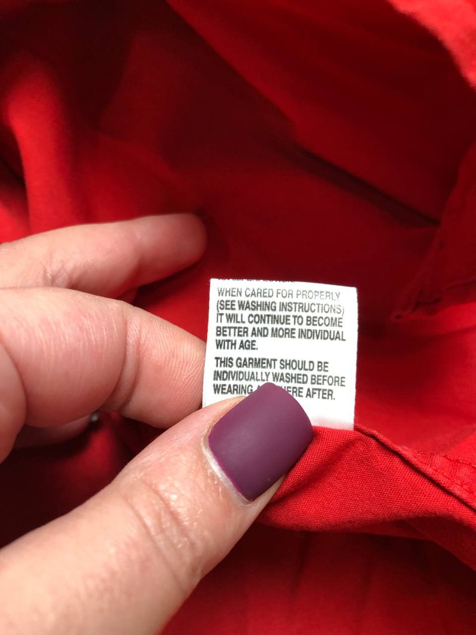 Yves Saint Laurent Vintage Yves Saint Laurent Red Button Up Shirt Size L Size US L / EU 52-54 / 3 - 16 Thumbnail