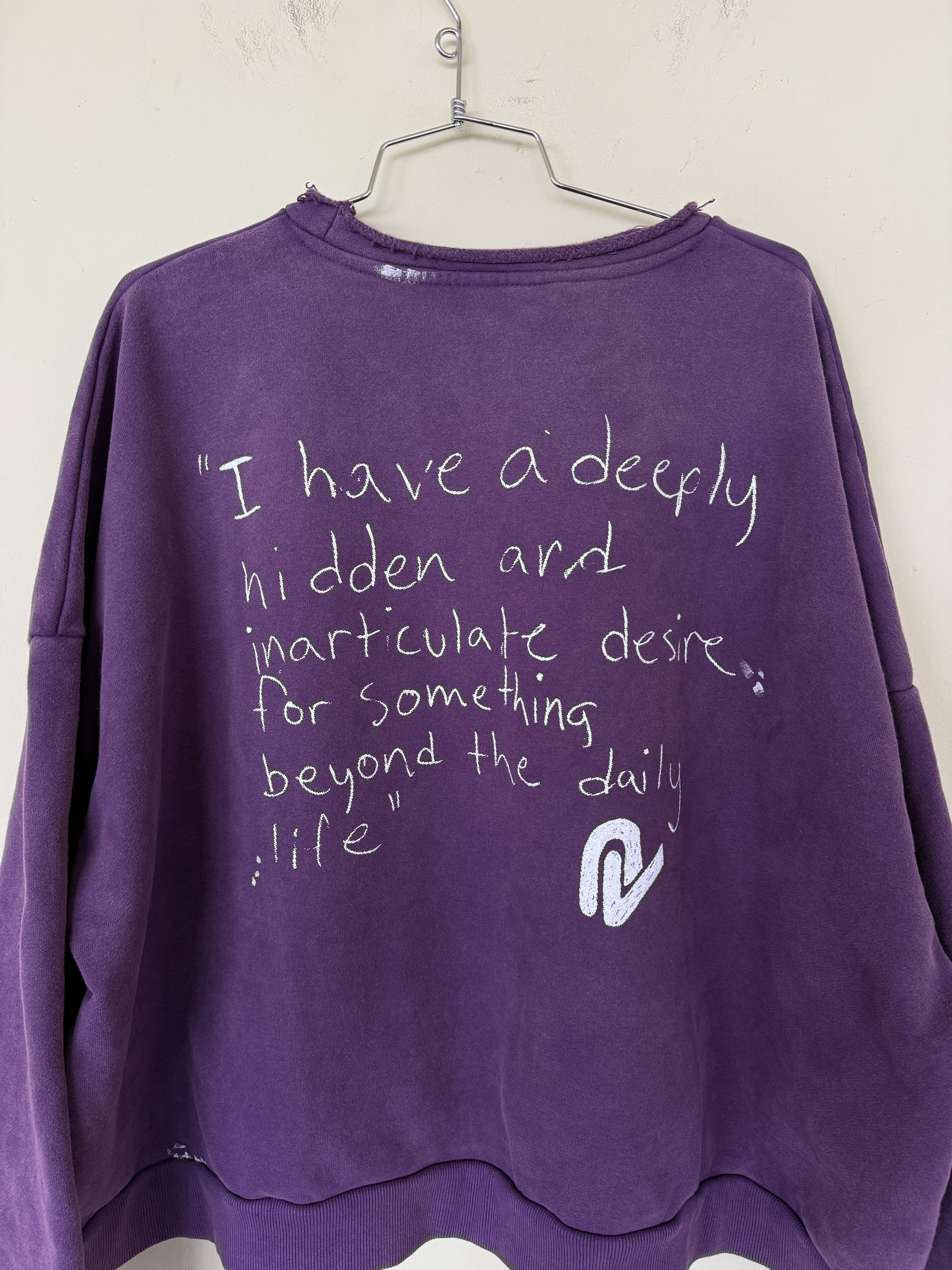 Vintage Vuoto Purple Crewneck Size US XXL / EU 58 / 5 - 8 Thumbnail
