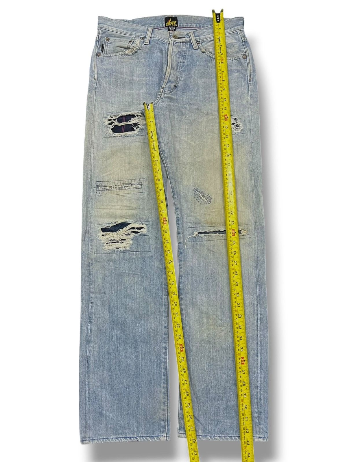 Paul Smith Red Ear Vintage 00s Paul Smith Red Ear Selvedge Denim Japan Size US 31 - 17 Thumbnail