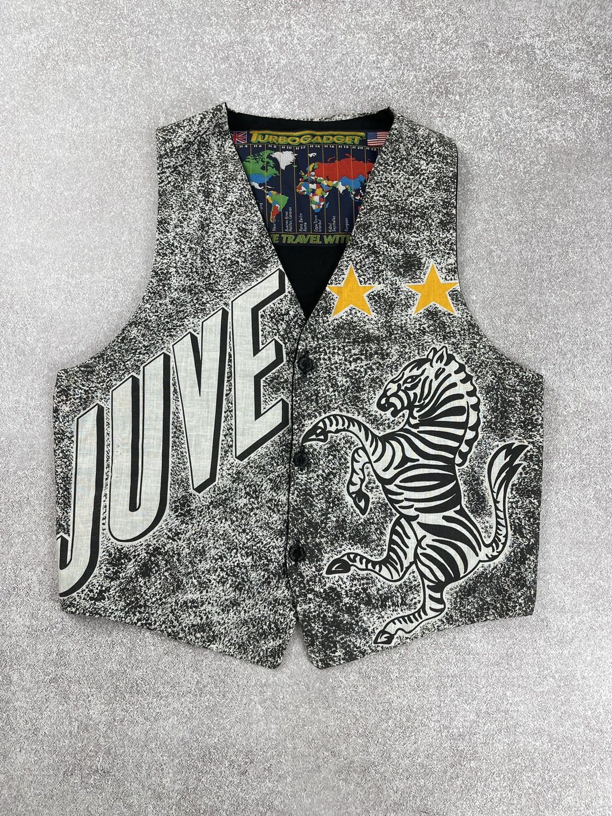 Vintage Juventus Turbo Gadget Vintage Soccer Vest Size US S / EU 44-46 / 1 - 1 Thumbnail