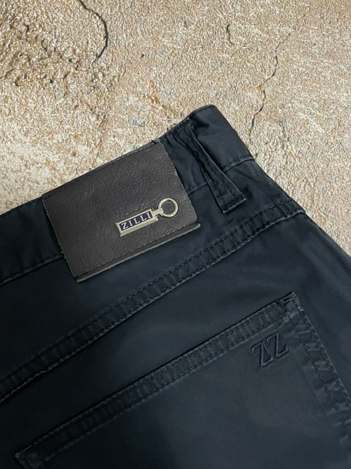 Zilli Zilli Mens Cotton Light Navy Chino Pants Size US 33 - 10 Thumbnail