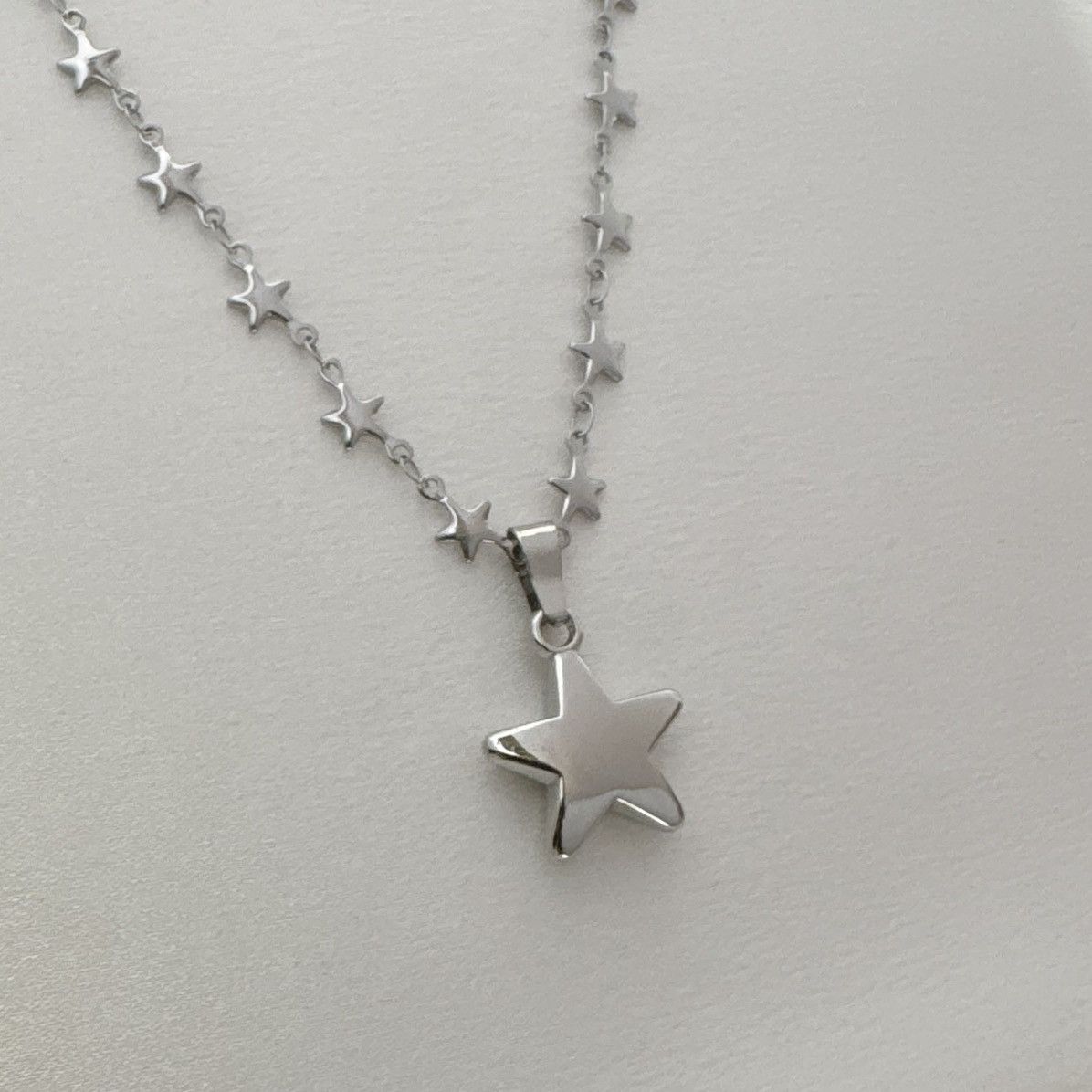 Other Silver Pentagram Star Pendant Necklace for Women Size ONE SIZE - 2 Thumbnail