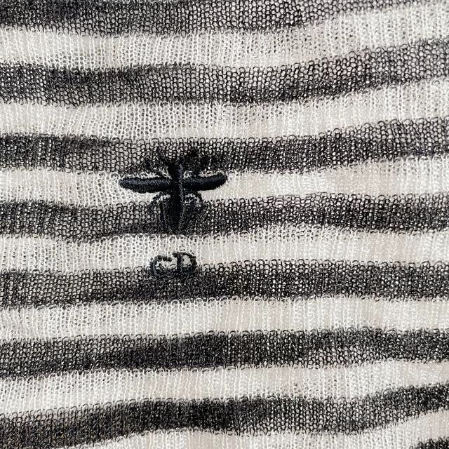 Dior Dior Black and white striped knitted long sleeves Size XS / US 0-2 / IT 36-38 - 6 Thumbnail