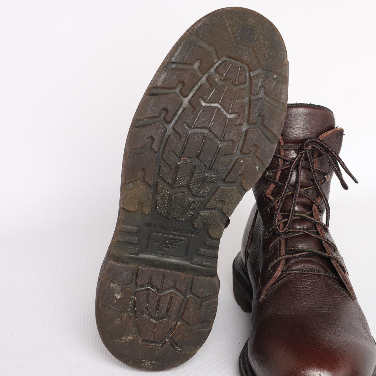 Red Wing Red Wing 606 Work Boots Leather Nutmeg Ebbtide Shoes USA Size US 9.5 / EU 42-43 - 15 Thumbnail