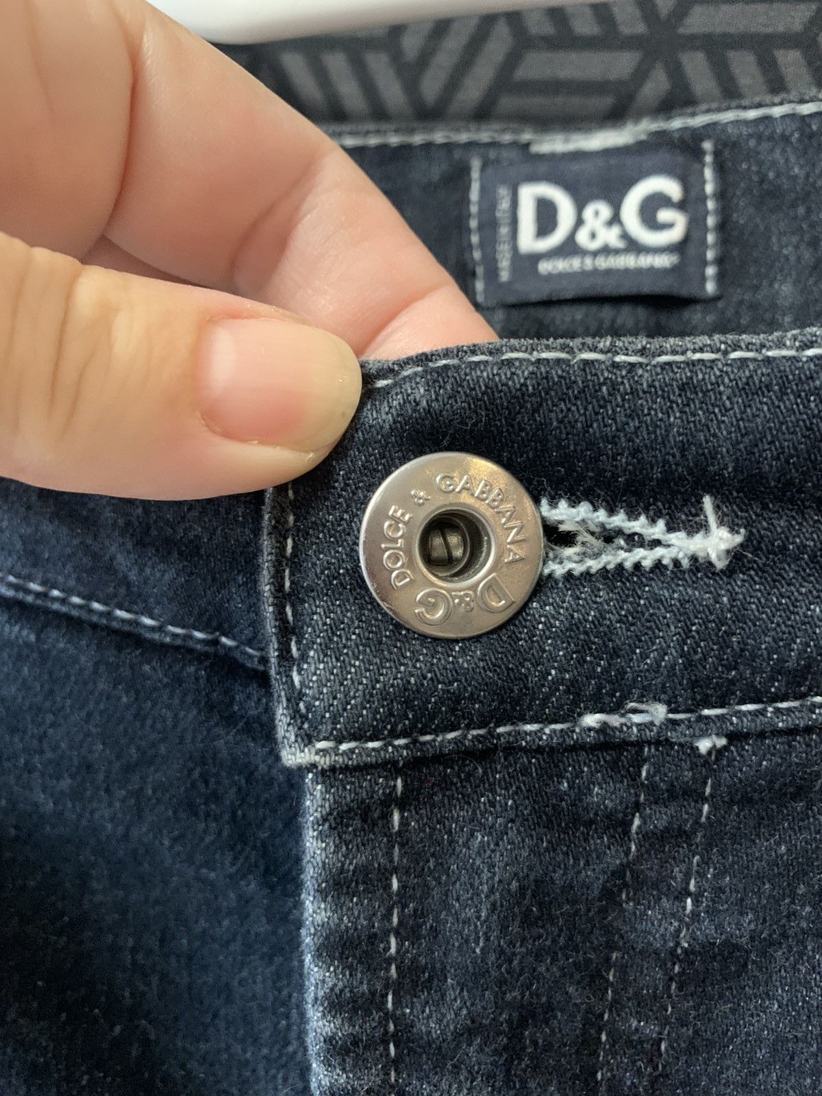 Dolce & Gabbana D&G Vintage Jeans AA16, W30 Size 30" / US 8 / IT 44 - 6 Thumbnail