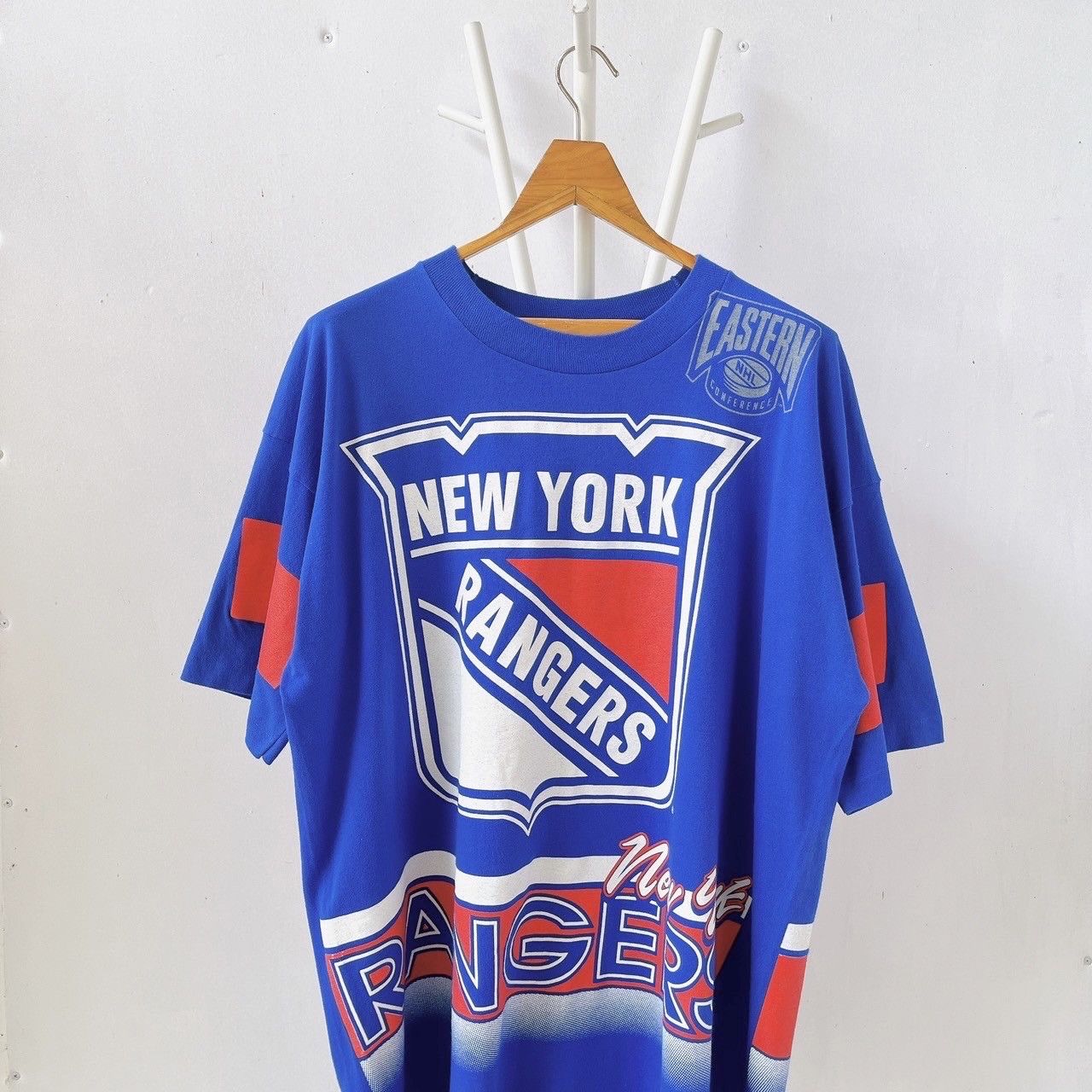 Vintage 90s New York Rangers NHL t-shirt/ XL Size US XL / EU 56 / 4 - 3 Thumbnail