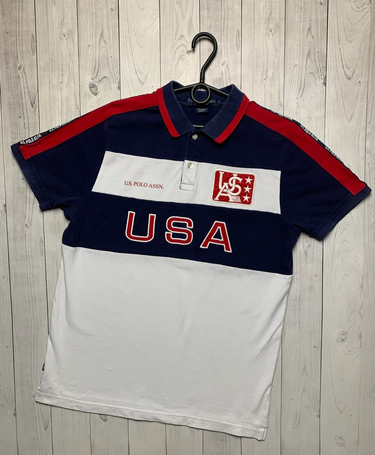 Vintage Vintage polo USA size M big logo rare Size US M / EU 48-50 / 2 - 1 Thumbnail