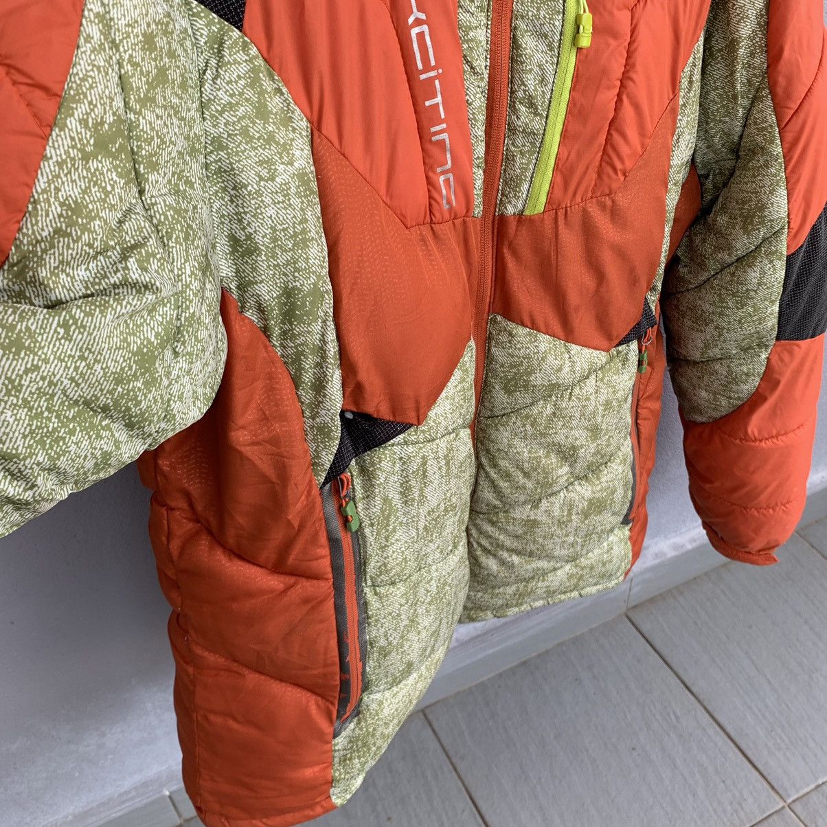 Japanese Brand Multicolor Puffer Down Jacket 800 TNF Size US L / EU 52-54 / 3 - 3 Thumbnail