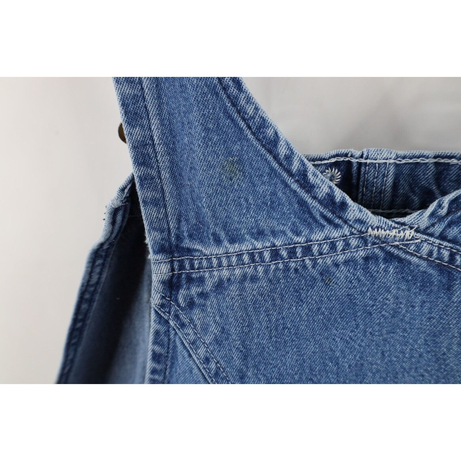 Carhartt × Vintage Vintage Y2K Carhartt Distressed Spell Out Denim Overalls Size US 42 / EU 58 - 15 Thumbnail