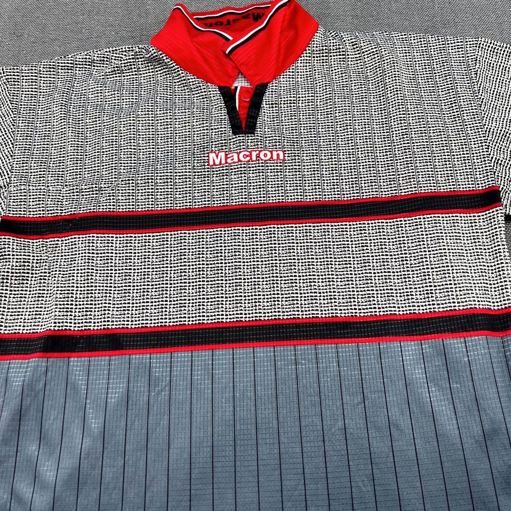 Macron VINTAGE Manchester United 1995 1996 Away Jersey Macron XL Football Long Sleeves Size US XL / EU 56 / 4 - 5 Thumbnail