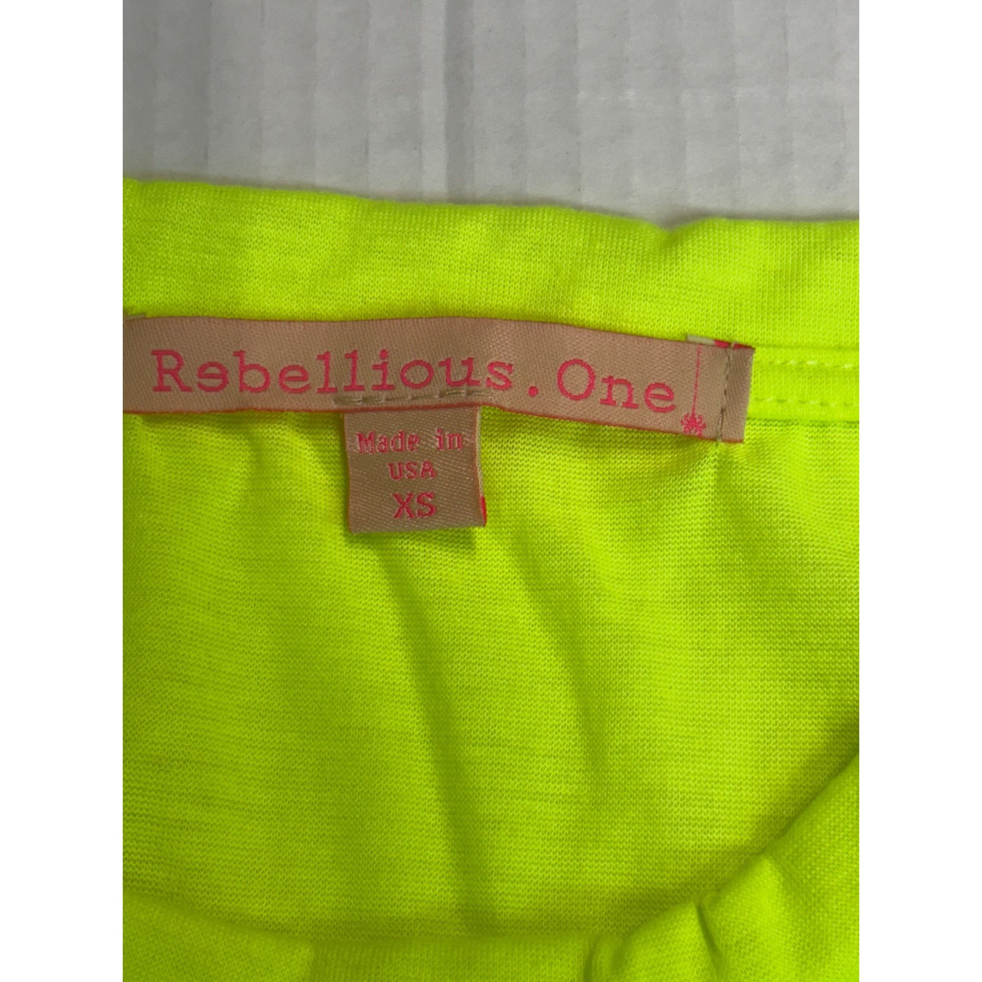 Other Rebellious One Junior's “Not Now Not Ever” Tank Top, Neon Y Size XS / US 0-2 / IT 36-38 - 7 Thumbnail