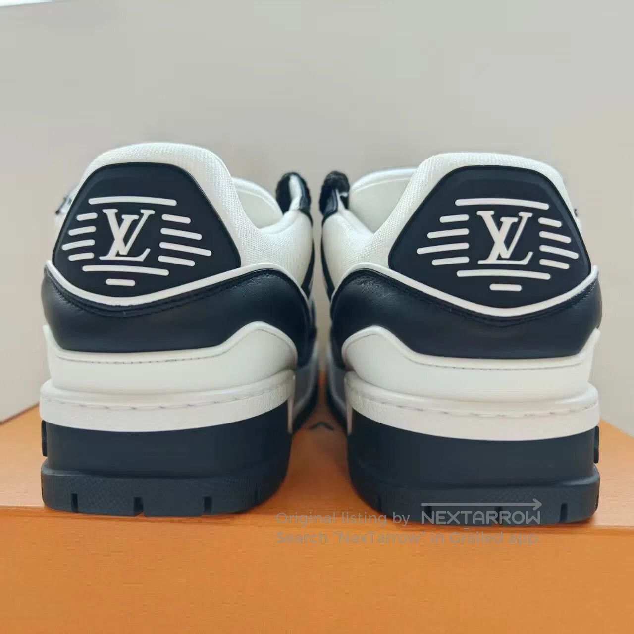 Louis Vuitton Louis Vuitton Trainer Black White 42.5. Size US 9.5 / EU 42-43 - 4 Thumbnail