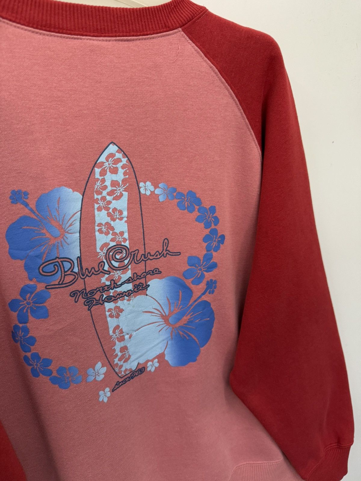 Sun Surf 🔥 Surf 🔥 Blue Crush Hawaii Roundneck Raglen Sleeve Sweat - L Size US M / EU 48-50 / 2 - 9 Thumbnail