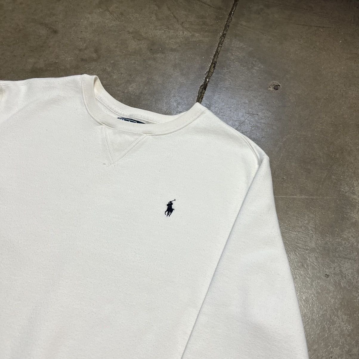 Vintage Vintage Polo Ralph Lauren Crewneck Sweatshirt Pony Logo Y2K Size US L / EU 52-54 / 3 - 5 Thumbnail