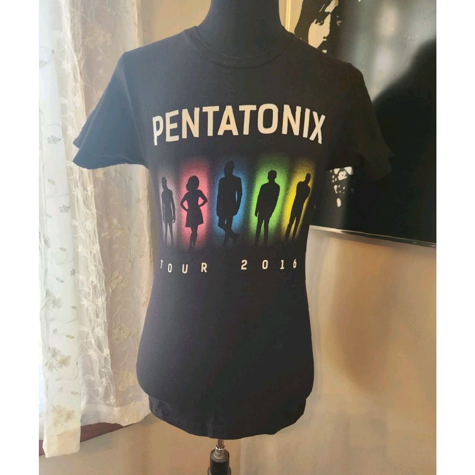 Tultex Pentatonix Concert Tour Black Short Sleeve T-Shirt Size Small Mens Shirt Crew Neck Cotton Tultex 2016 Music Size US S / EU 44-46 / 1 - 2 Thumbnail